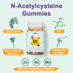 Gyumolics NAC natural berry flavored gummies for family use