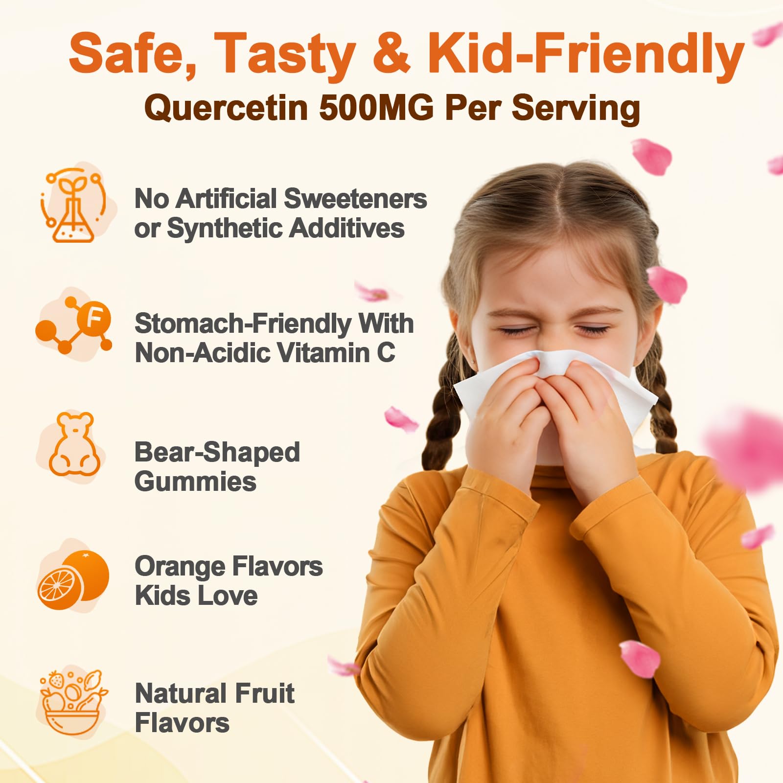 Gyumolics Quercetin Gummies with Vitamin D3 supports daily nutrient balance.