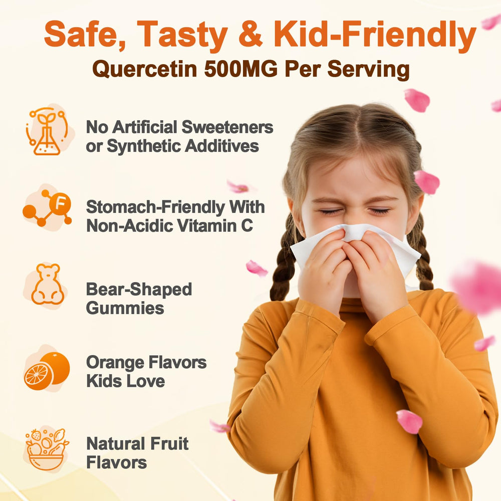 Gyumolics Quercetin Gummies with Vitamin D3 supports daily nutrient balance.
