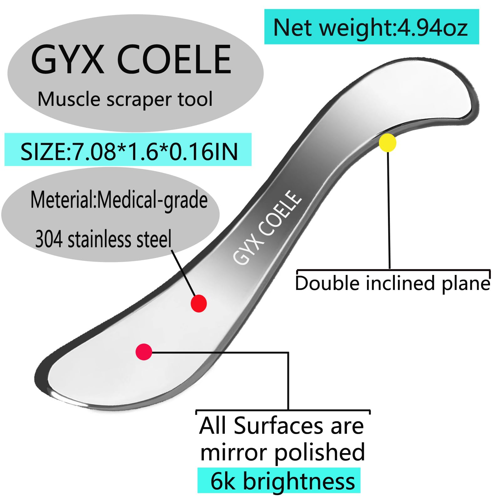 GYX COELE en pectorales permite movilización de tejidos y mayor amplitud de movimiento.