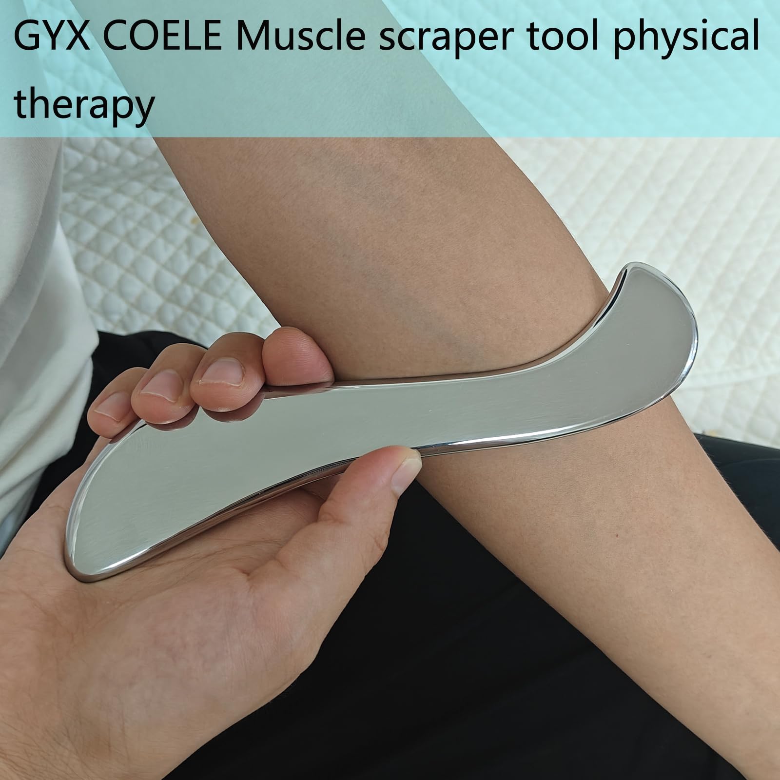 GYX COELE stainless steel scrapers shown for professional-grade use
