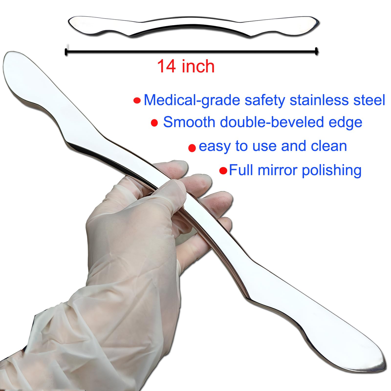 GYX COELE mirror-polished surface provides low friction contact for comfortable massage