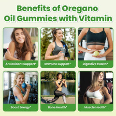 GZ HAOYUAN Oil of Oregano Gummies carvacrol rich oregano shows primary active