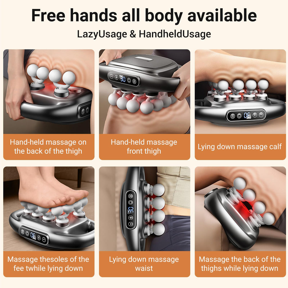 Gzerovir compact massager gun in action after workouts.