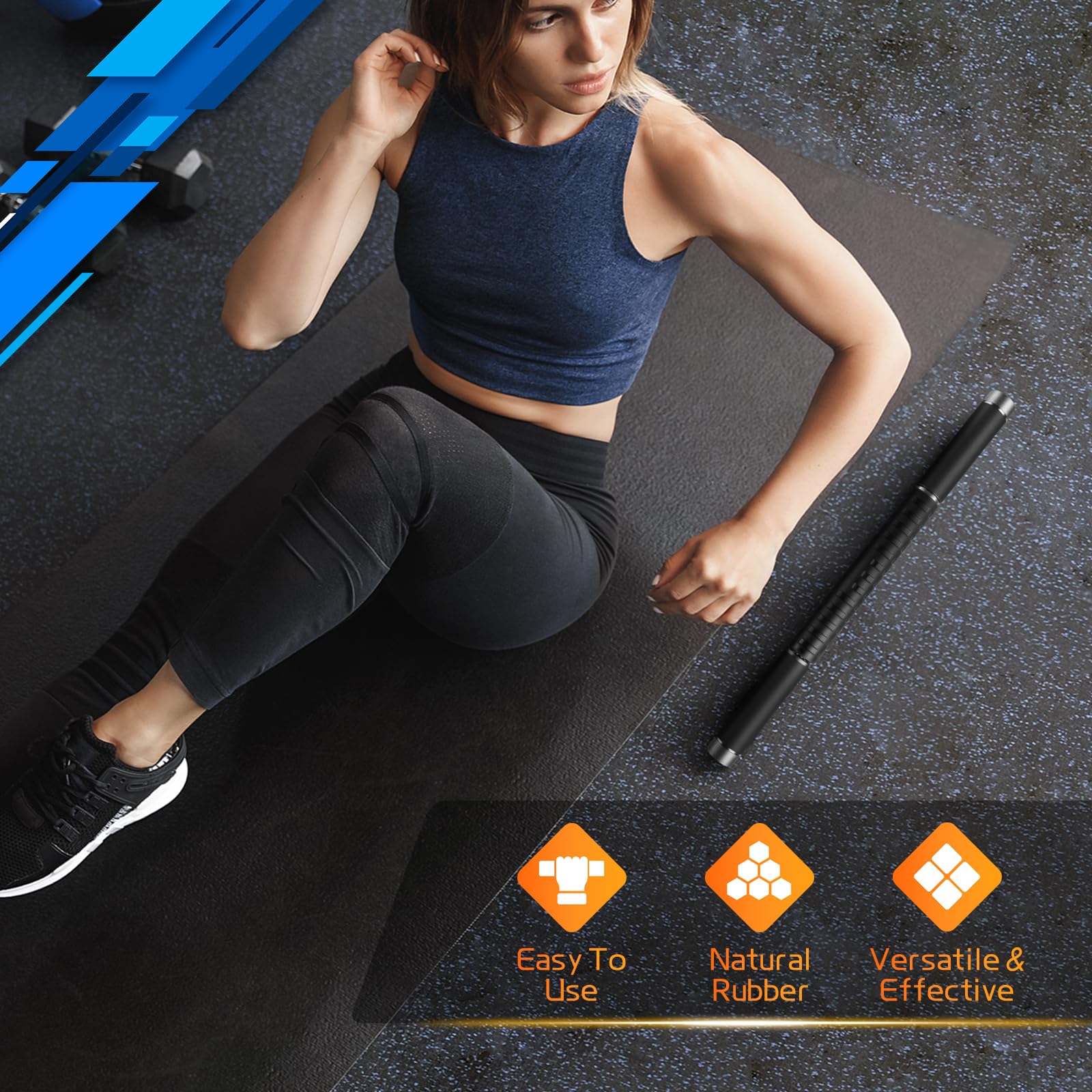 H-Brotaco Muscle Roller Stick supports neck relief with targeted pressure