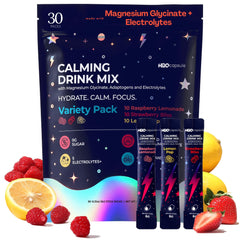 H2O Capsule Calm magnesium glycinate powder for balanced nerves and clear focus.