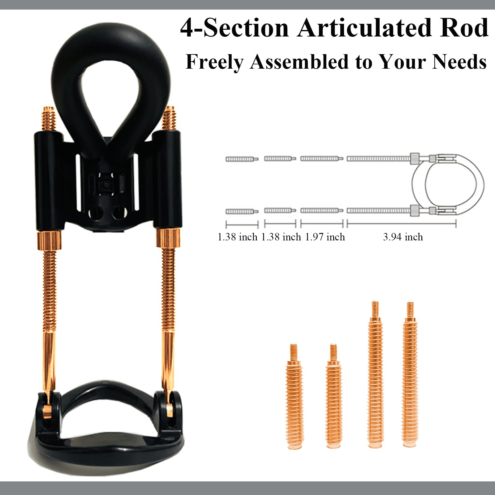 H2SON Extender Stretcher with silicone sleeve supports comfortable massage-like use.