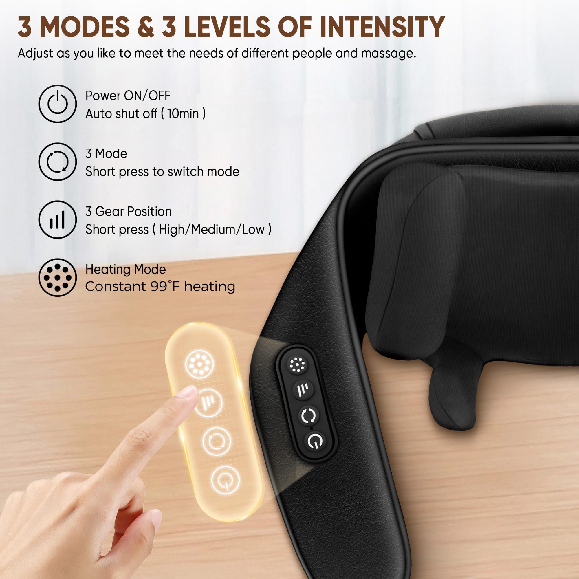Hadrono hands-free strap design for easy use anywhere