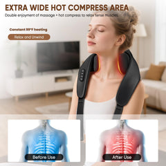 Hadrono heat function for soothing neck and shoulders