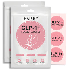 Haiphy GLP-1 patches pack front view for daily wellness.