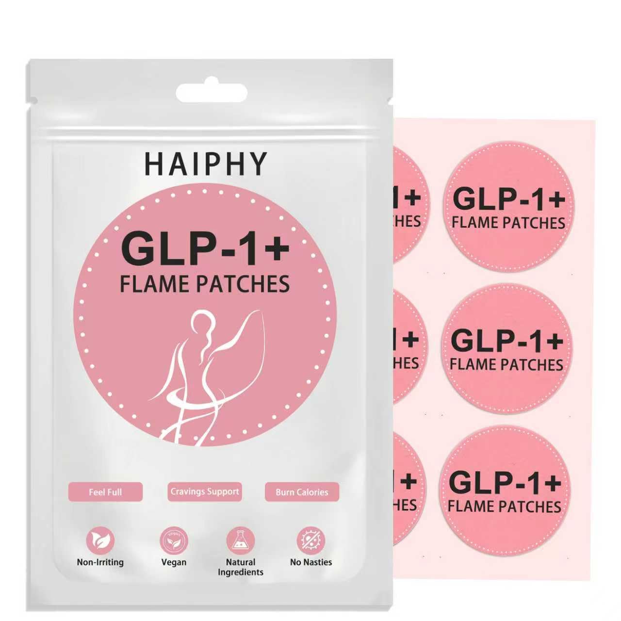 Haiphy GLP-1 Patches on the wrist provide discreet energy support.