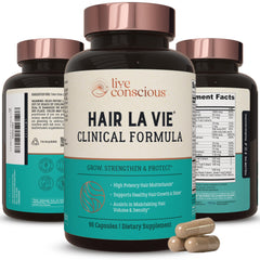 Hair La Vie Clinical Formula bottle for daily hair support.