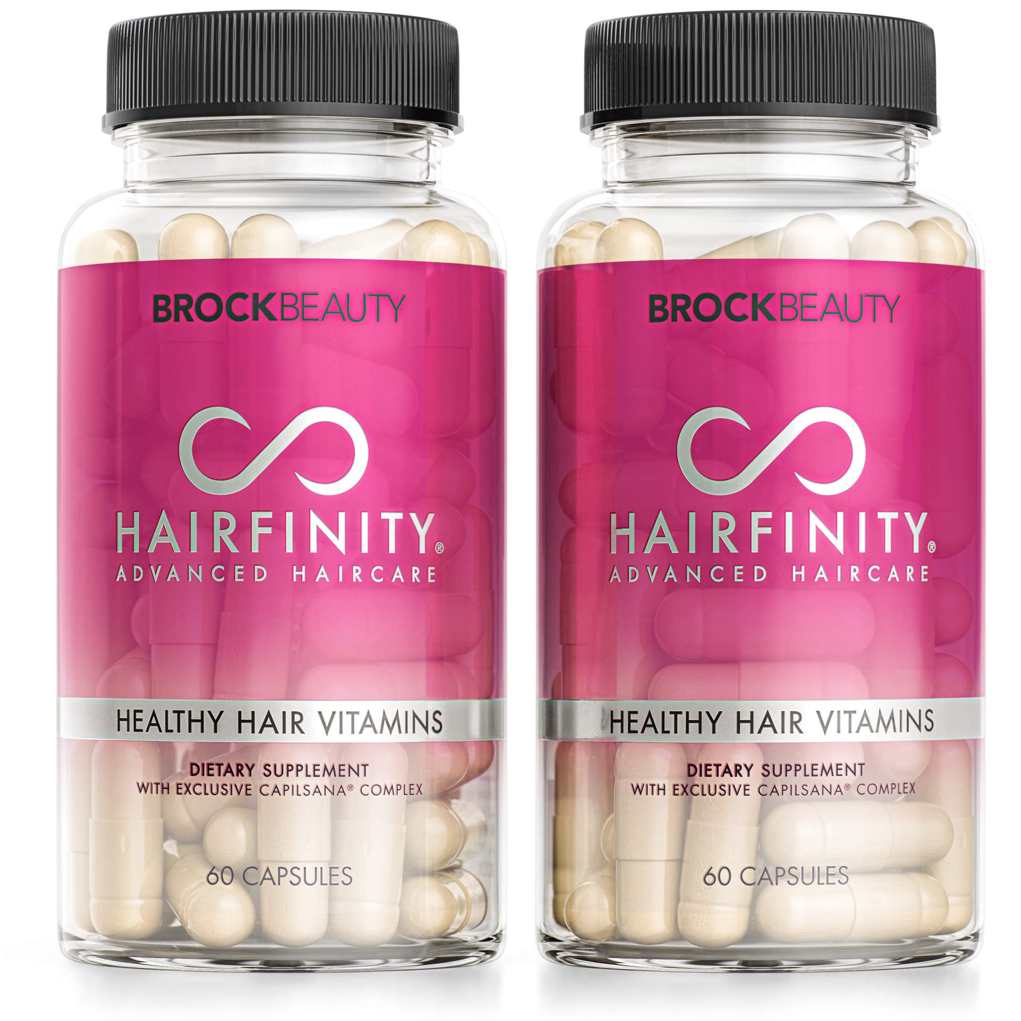 Hairfinity hair vitamins bottle ready for daily use to support hair health