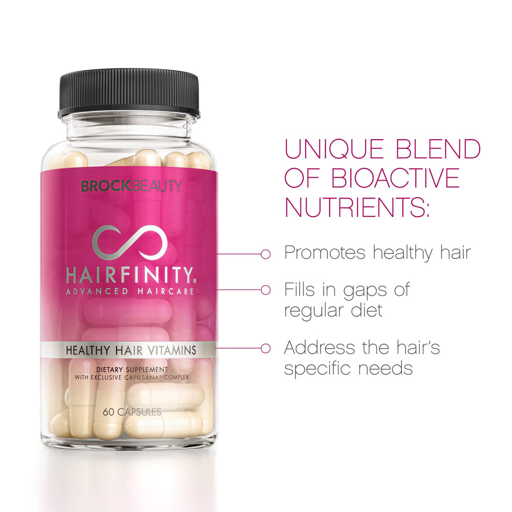 Hairfinity label packaging shown for informed product selection