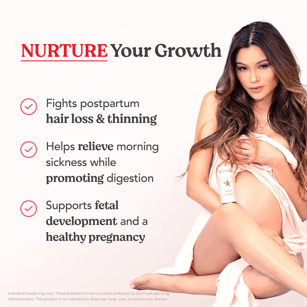 HAIRtamin MOM daily dosage shows one capsule a day for convenient use.