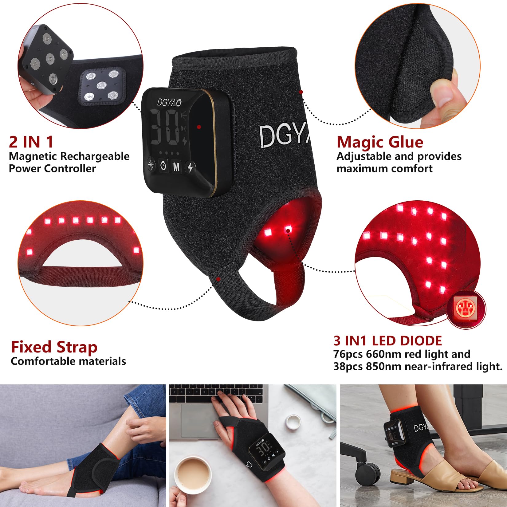 HAIYUE portable therapy wrap ideal for work and travel
