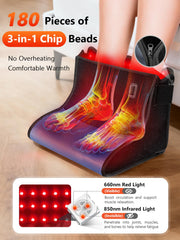 HALIDODO 180 LEDs illuminate the full foot and ankle area.