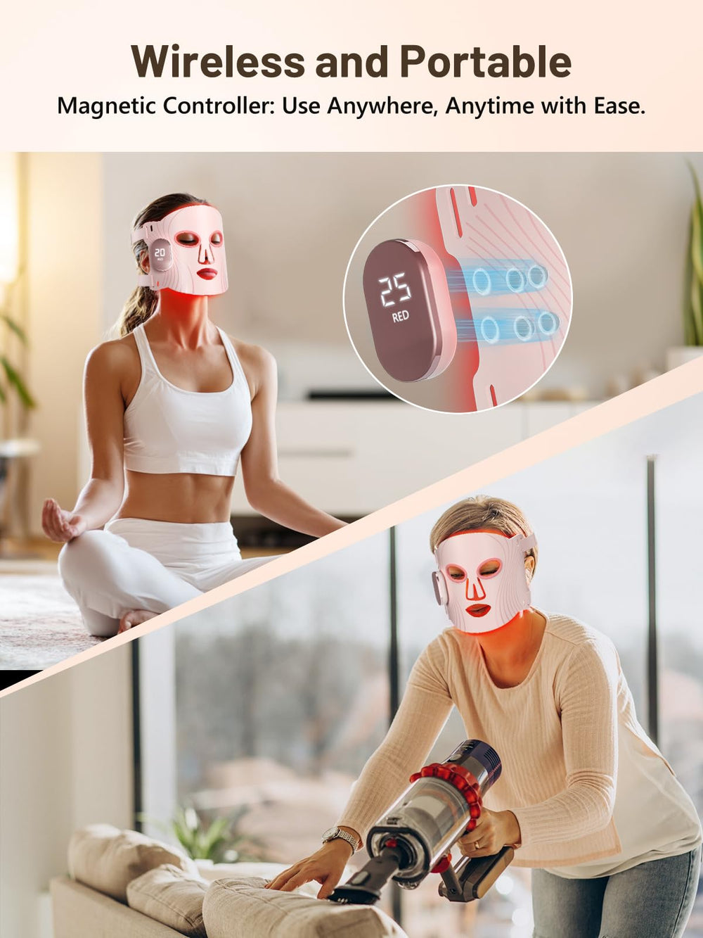 HALIDODO Cordless portable design enables skincare anywhere