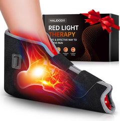 HALIDODO foot wrap therapy beads close-up showing multi-wavelength LEDs for soothing light exposure