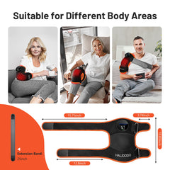 HALIDODO rechargeable 2500mAh battery enables wireless use on the go.