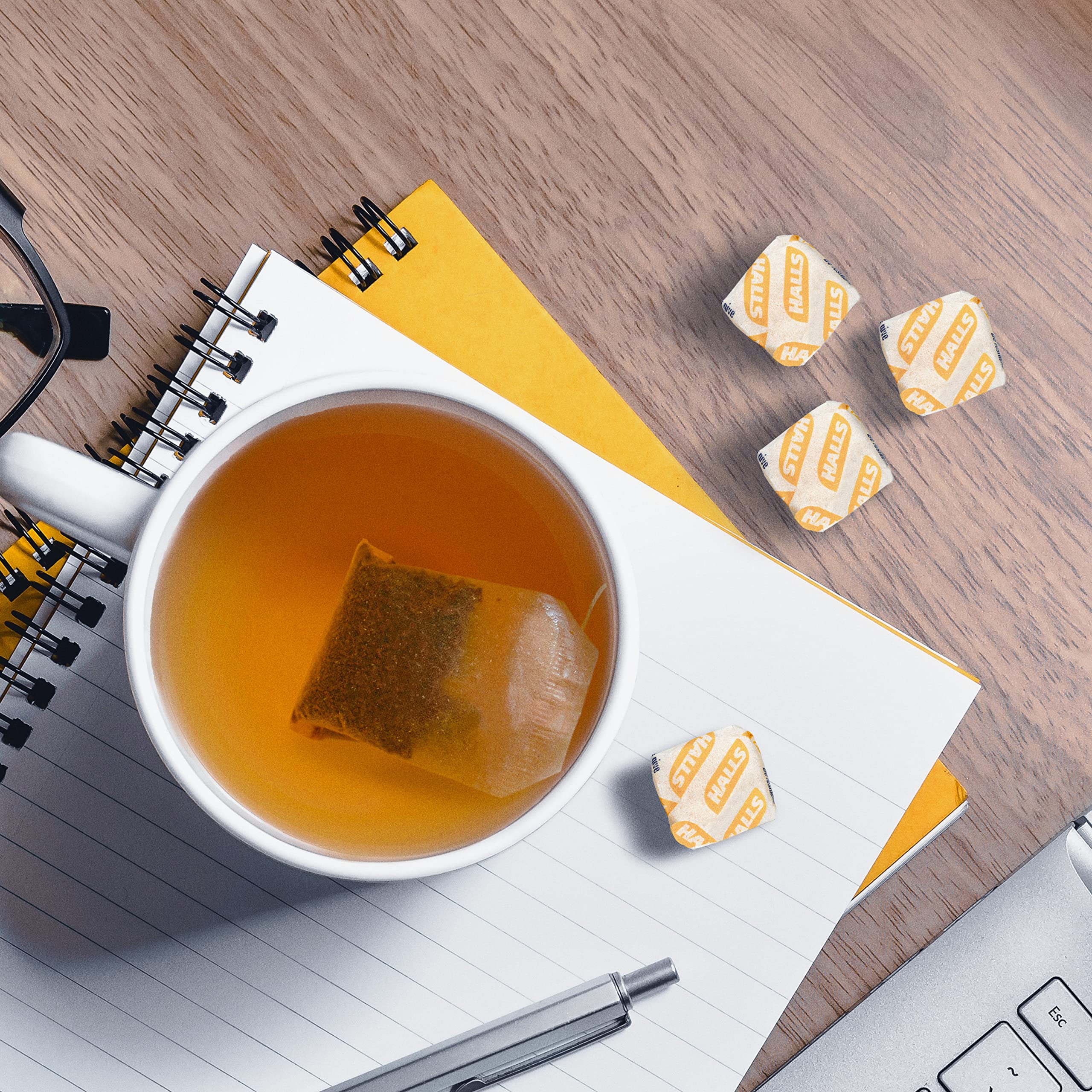 HALLS Defense citrus drops as a quick daily vitamin C option.