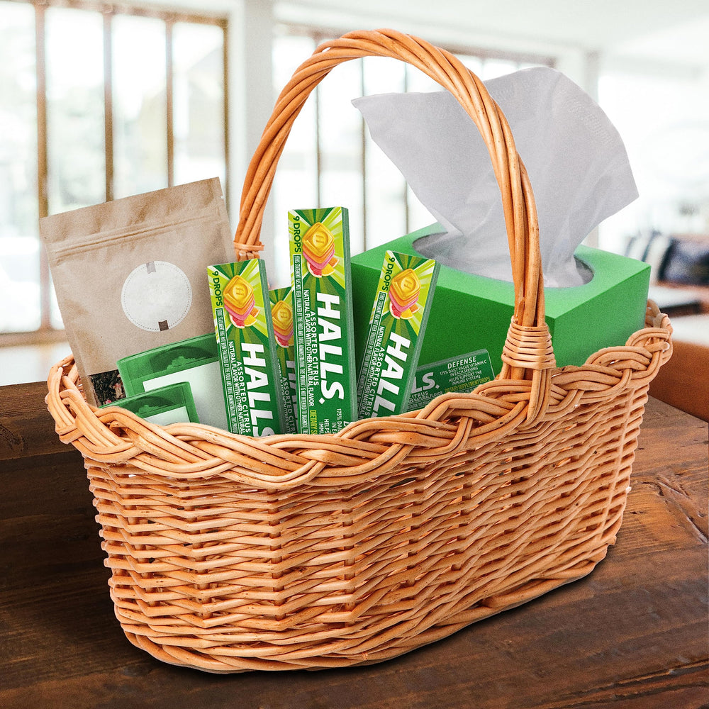 HALLS Defense Vitamin C Drops stick format fits pockets and purses.