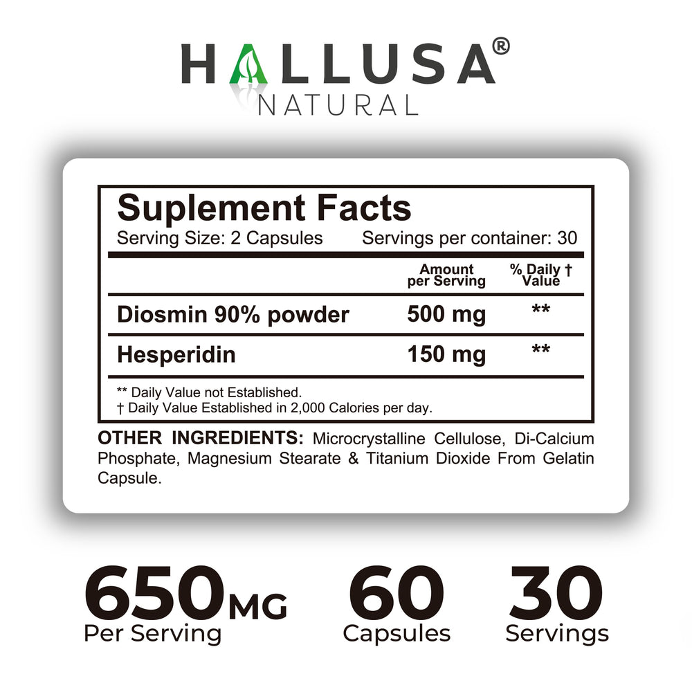 Hallusa Natural Hallosmine bottle open showcasing easy capsule intake