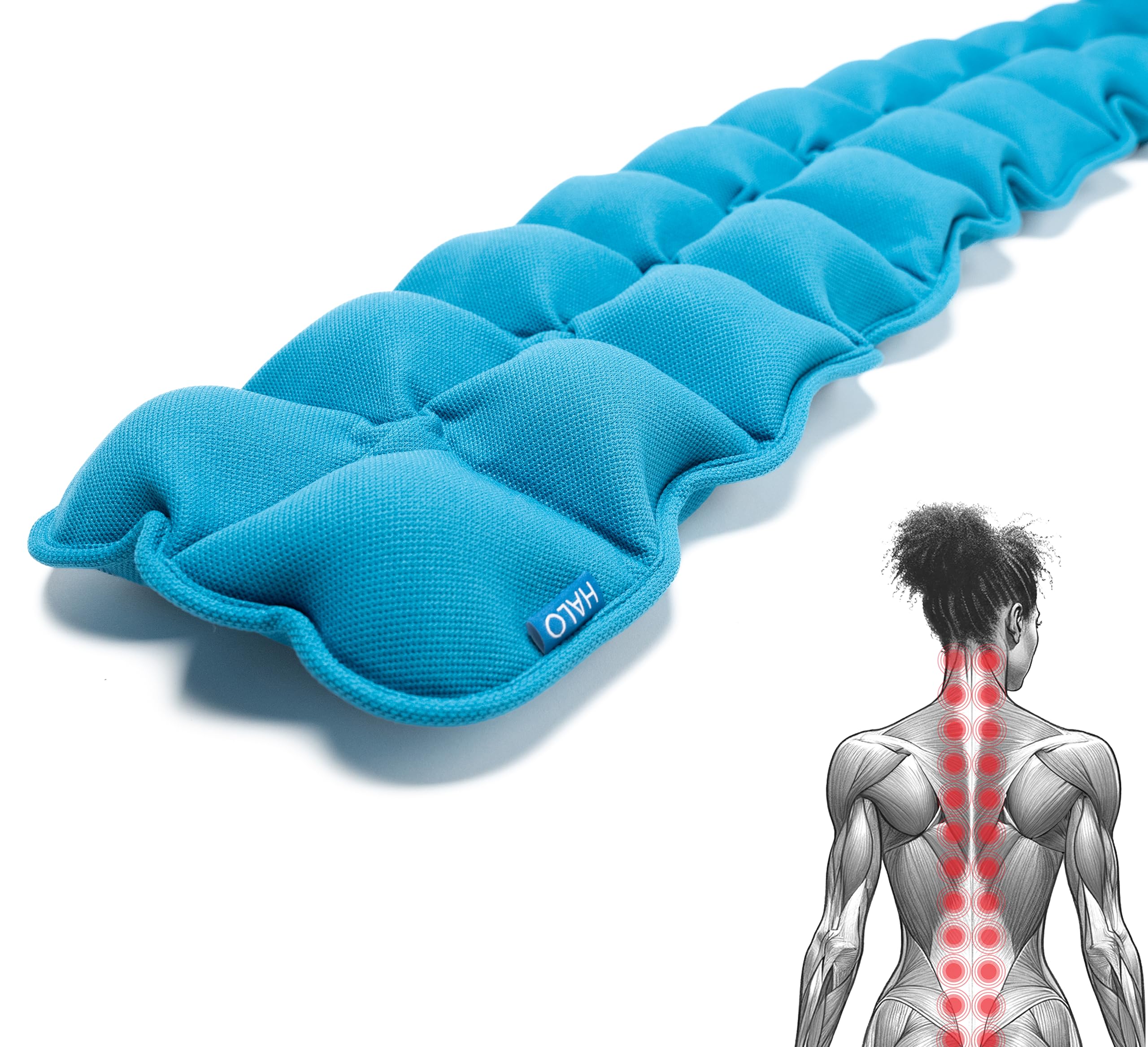 Halo Spine Stretcher full product view highlighting its back-length design for decompression