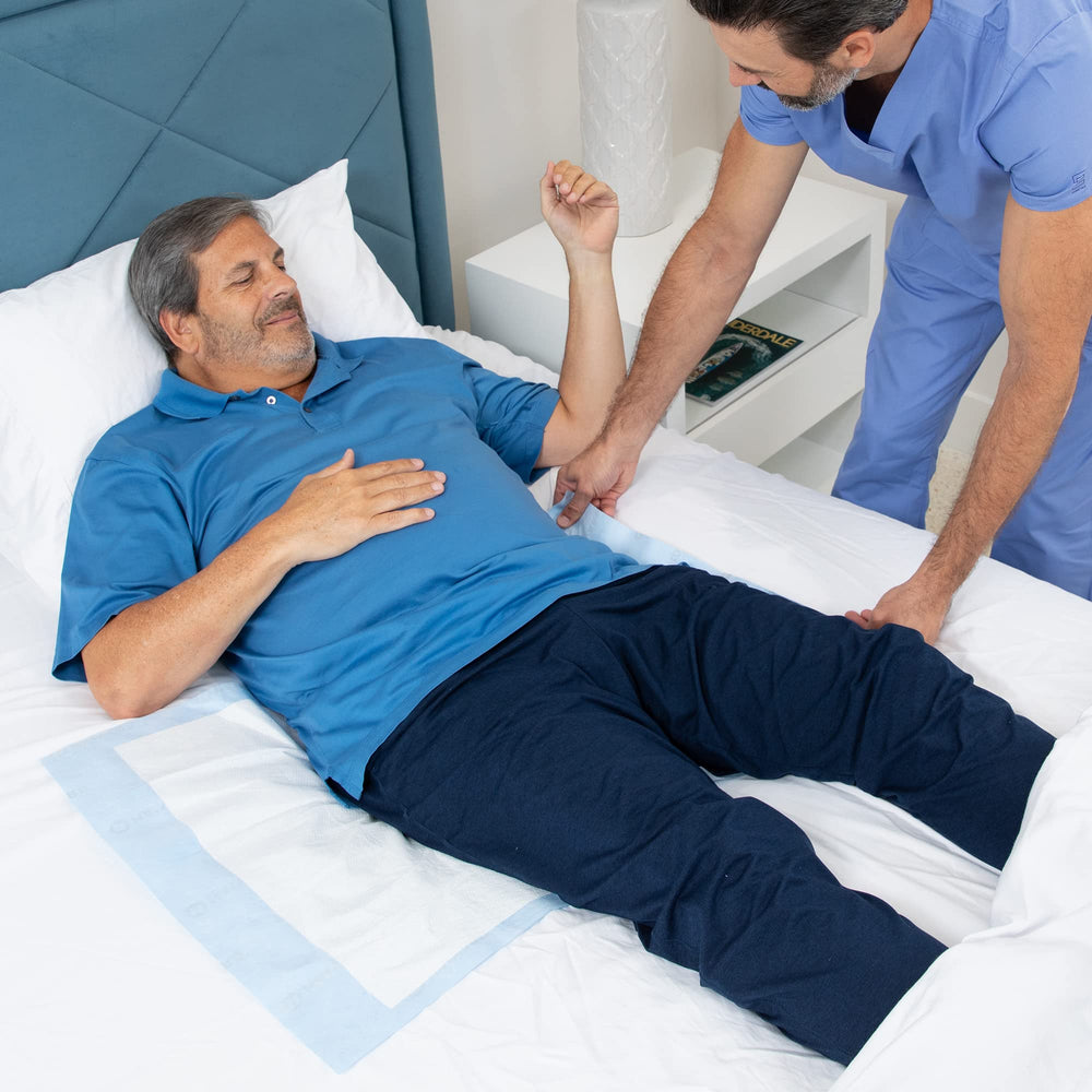 HALYARD Premium Bed Pad with odor control suitable for multi-surface care.