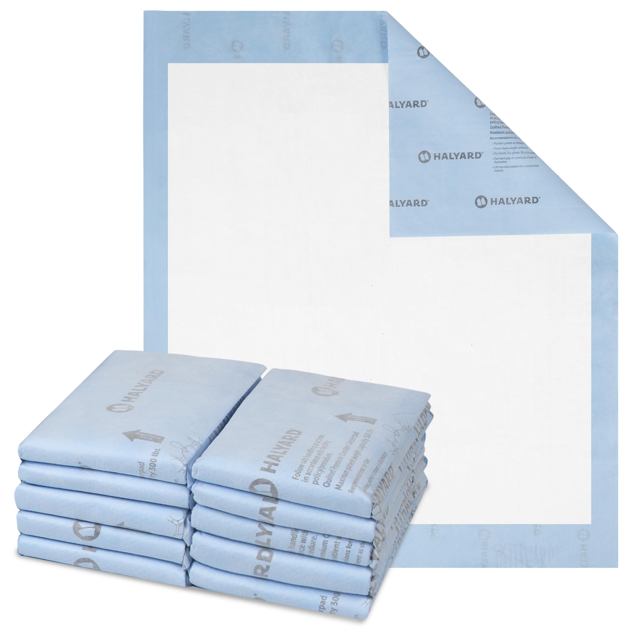 HALYARD Premium Bed Pad top sheets provide a soft, breathable surface for skin comfort.