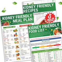 HAMIEW kidney-friendly food list chart cover helps plan kidney-safe meals.