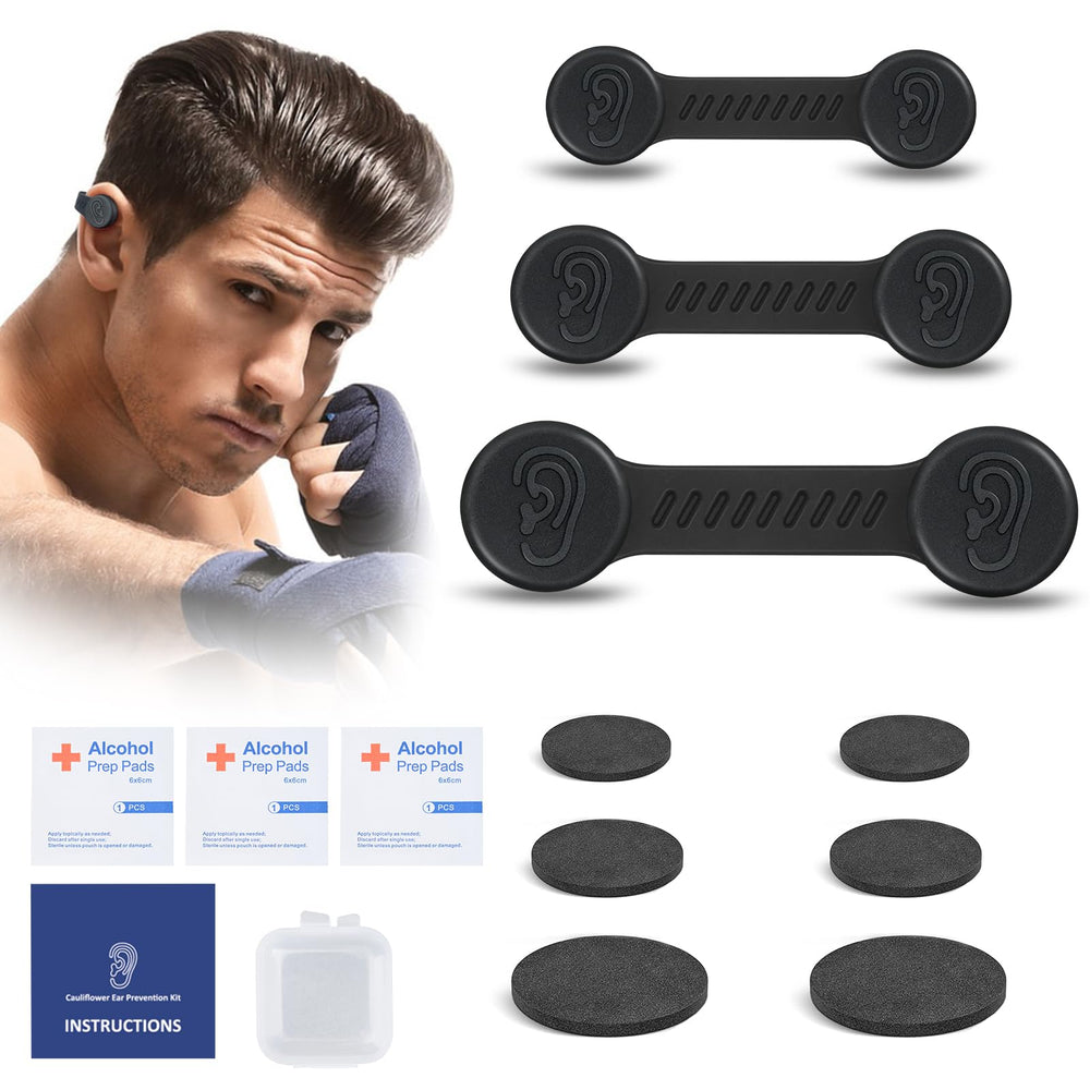 HAMSENBO Cauliflower Ear Magnet pack with large magnet and storage case for versatile compression
