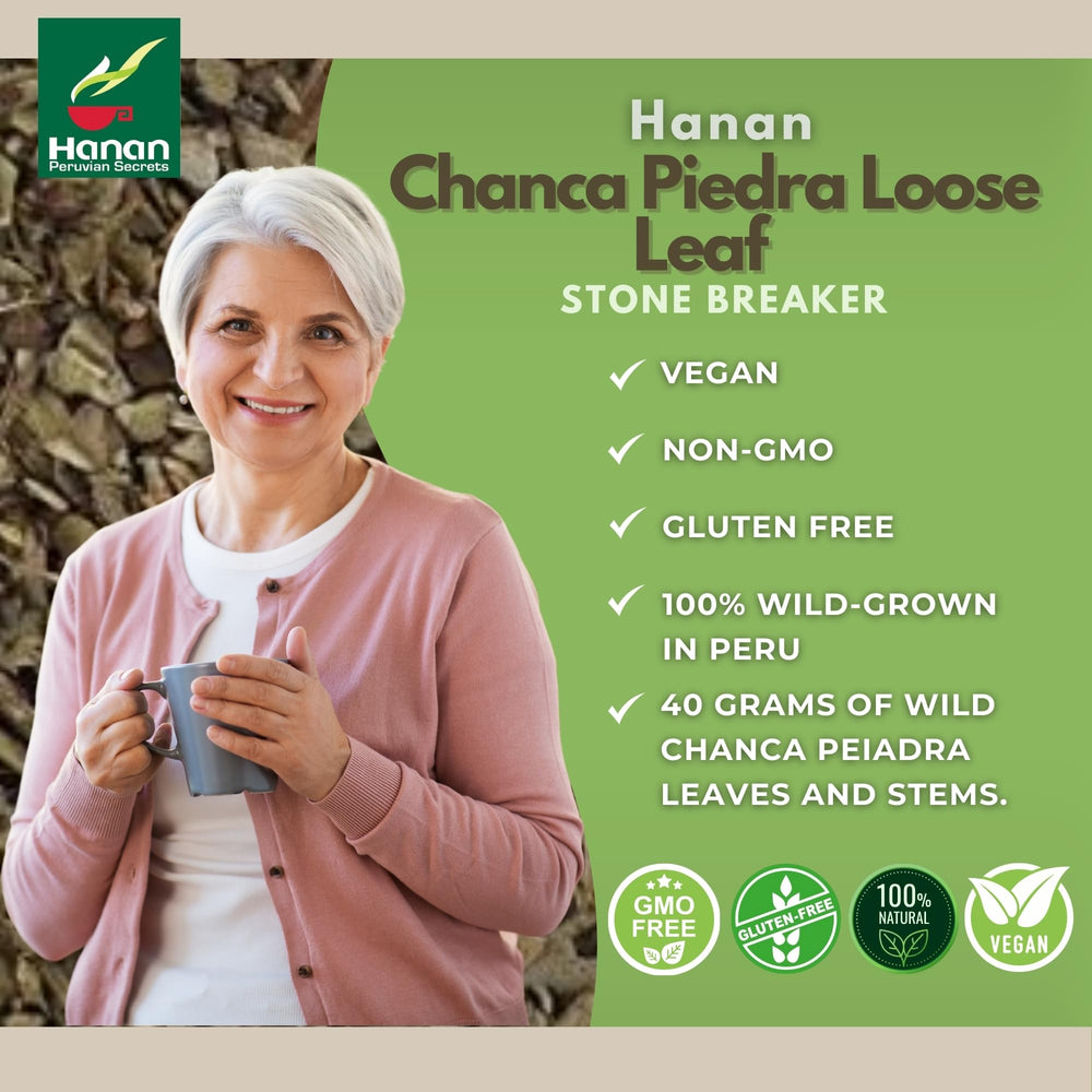 Hanan Chanca Piedra tea cup ceramic, enjoying its mild earthy flavor.
