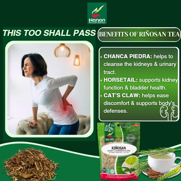 Hanan Riñosan tea box front showcasing Peruvian herbs and vegan formulation