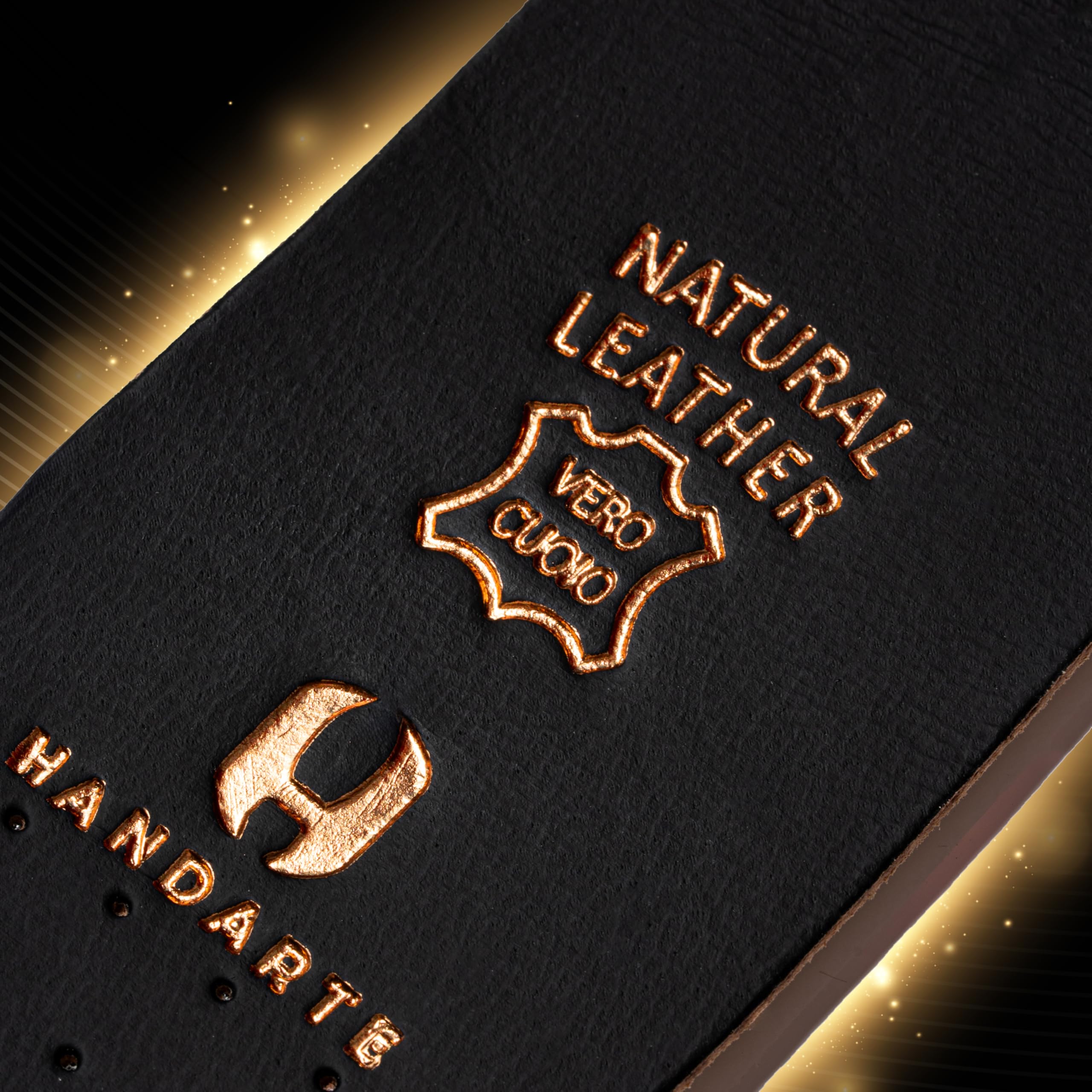 HANDARTE made-in-turkiye craftsmanship ensures premium leather insoles with durable construction.