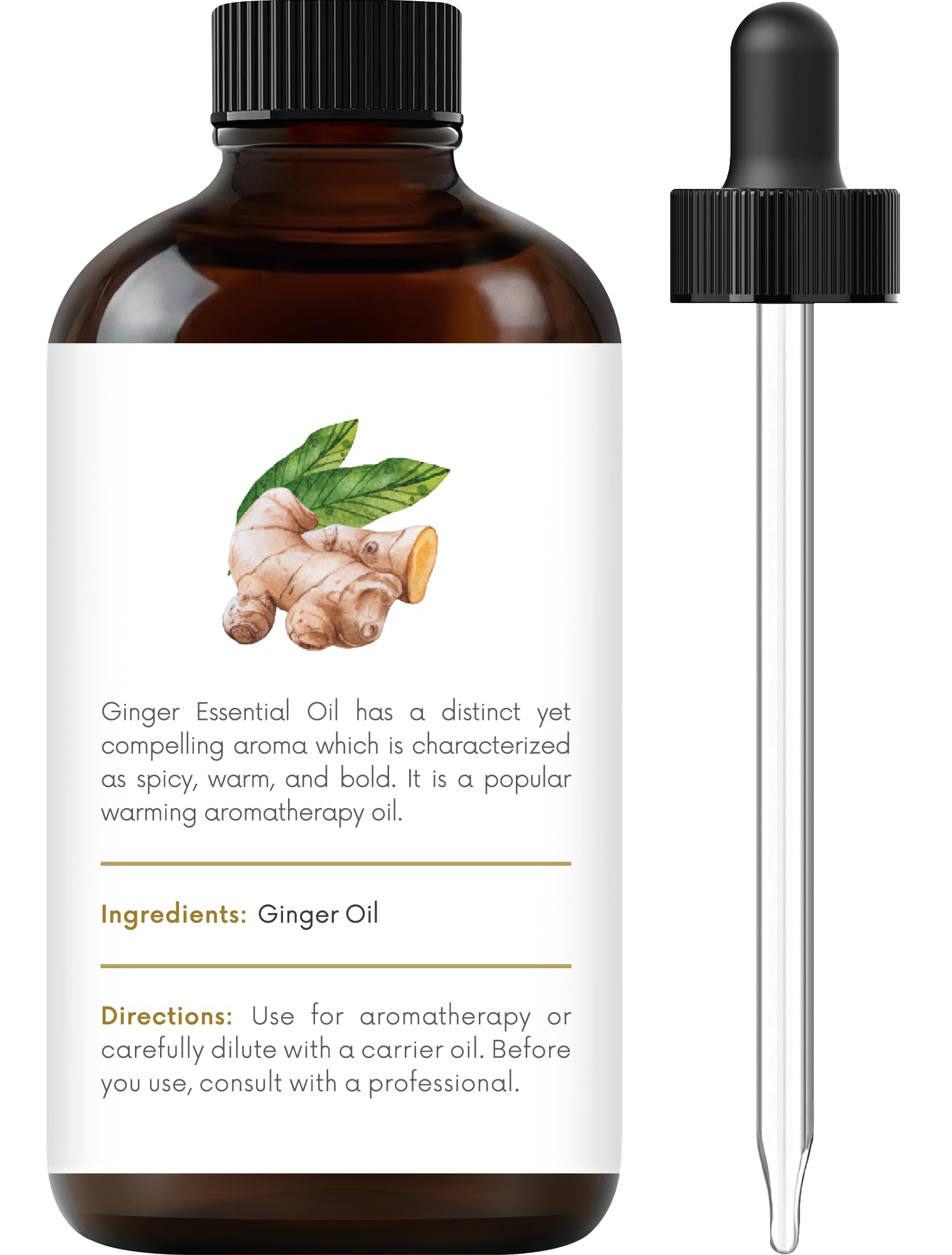 Handcraft Blends aceite esencial de jengibre en difusor para aromaterapia