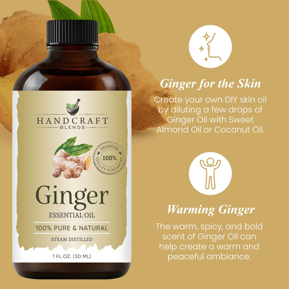 Handcraft Blends aceite esencial de jengibre para masaje en casa