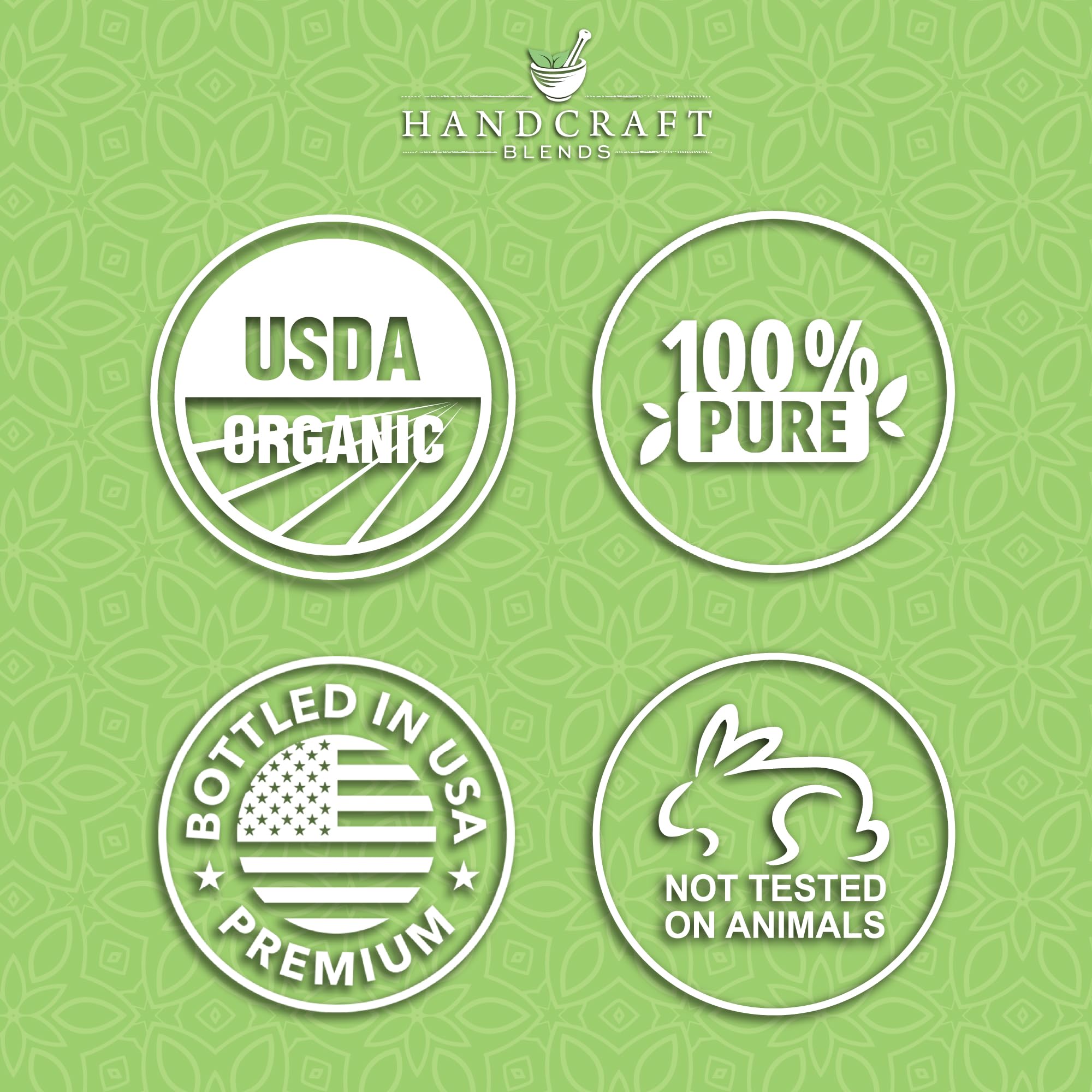 Handcraft Blends Aceite de Menta en empaque certificado para bienestar