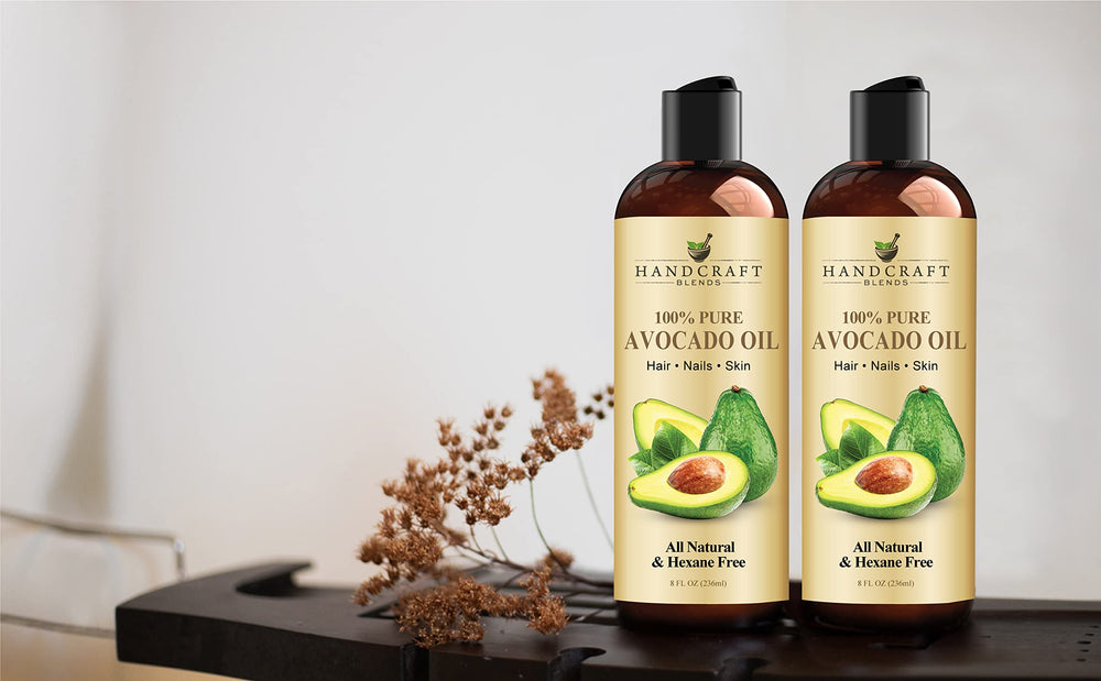 Handcraft Blends Avocado Oil in a massage scenario showing soothing application.