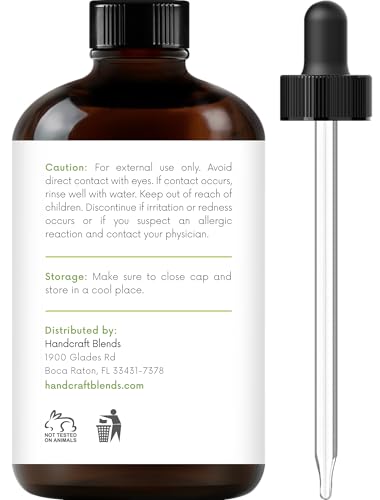 Handcraft Blends bergamot oil in amber bottle protects aroma during diffuser use.