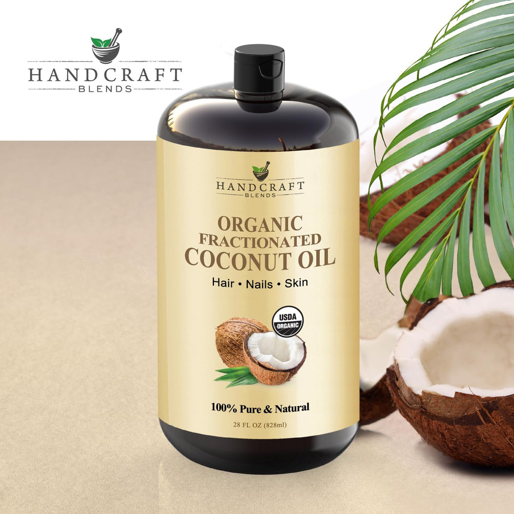 Hair treatment using Handcraft Blends coconut oil for shine and scalp health