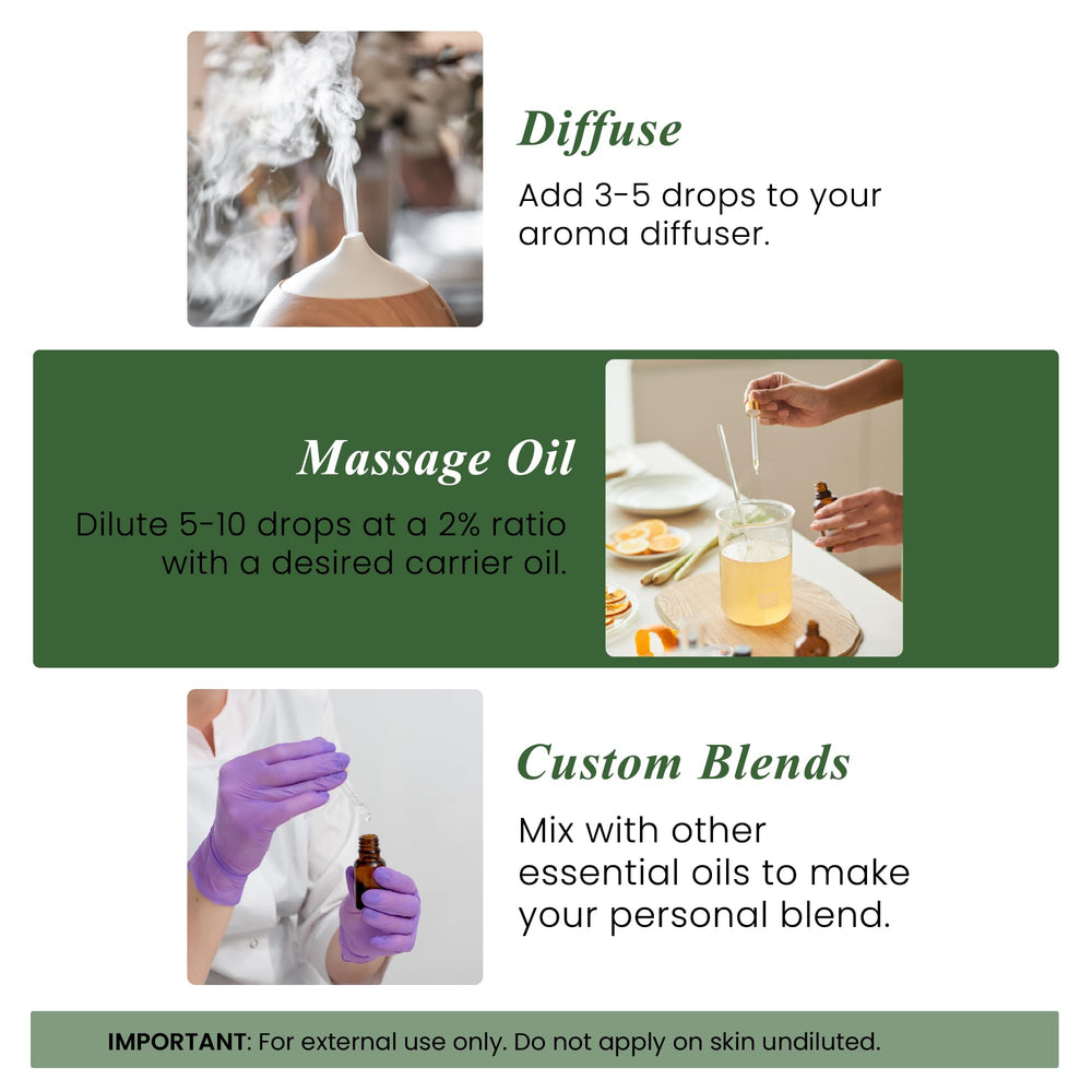Handcraft Blends Cypress oil label highlights purity and sourcing details for confident use