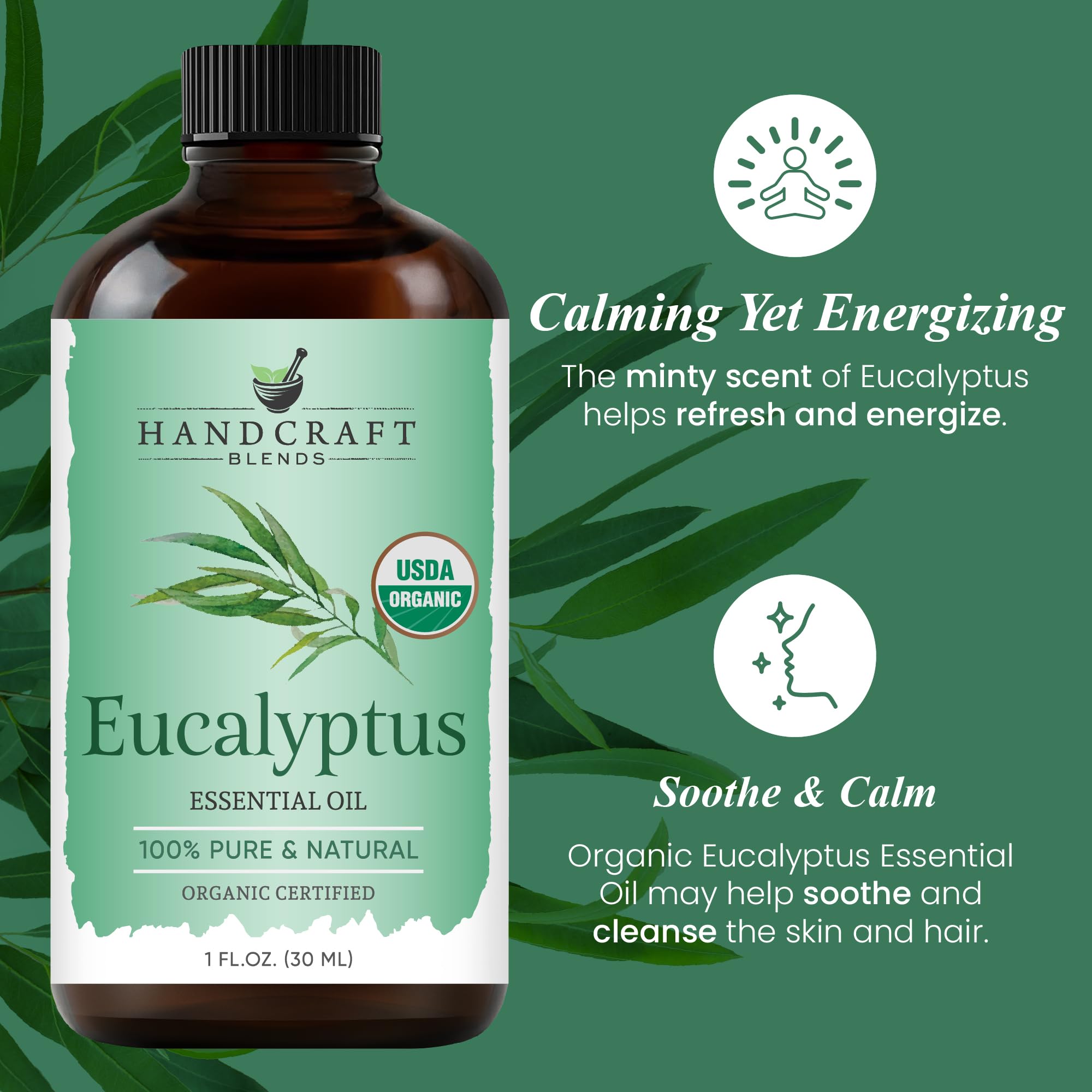 Difusor en acción con Handcraft Blends eucalipto para ambientar