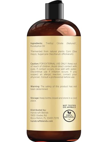 Handcraft Blends eucalyptus oil great for soap and candle making, adds crisp scent.