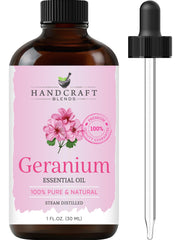 Botella de Handcraft Blends Geranio con gotero para dosificar aceites