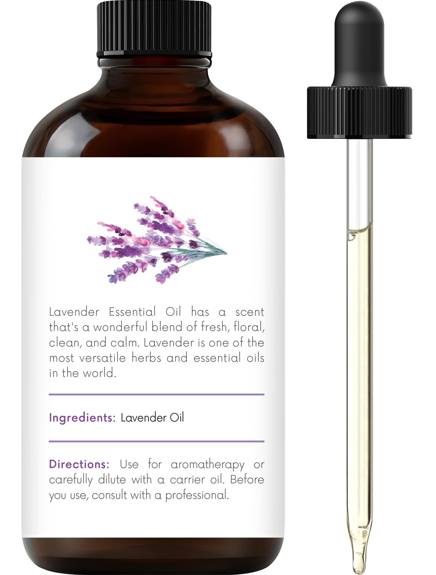 Handcraft Blends lavender oil dropper ensuring precise, waste-free application.
