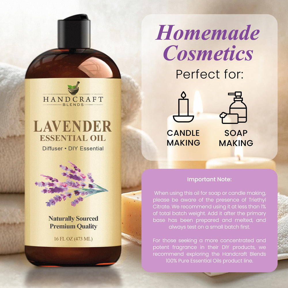Lavender oil paired with carrier oil for a soothing massage blend