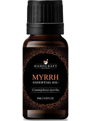 Handcraft Blends Myrrh oil bottle front, pure aroma ready for diffuser use.