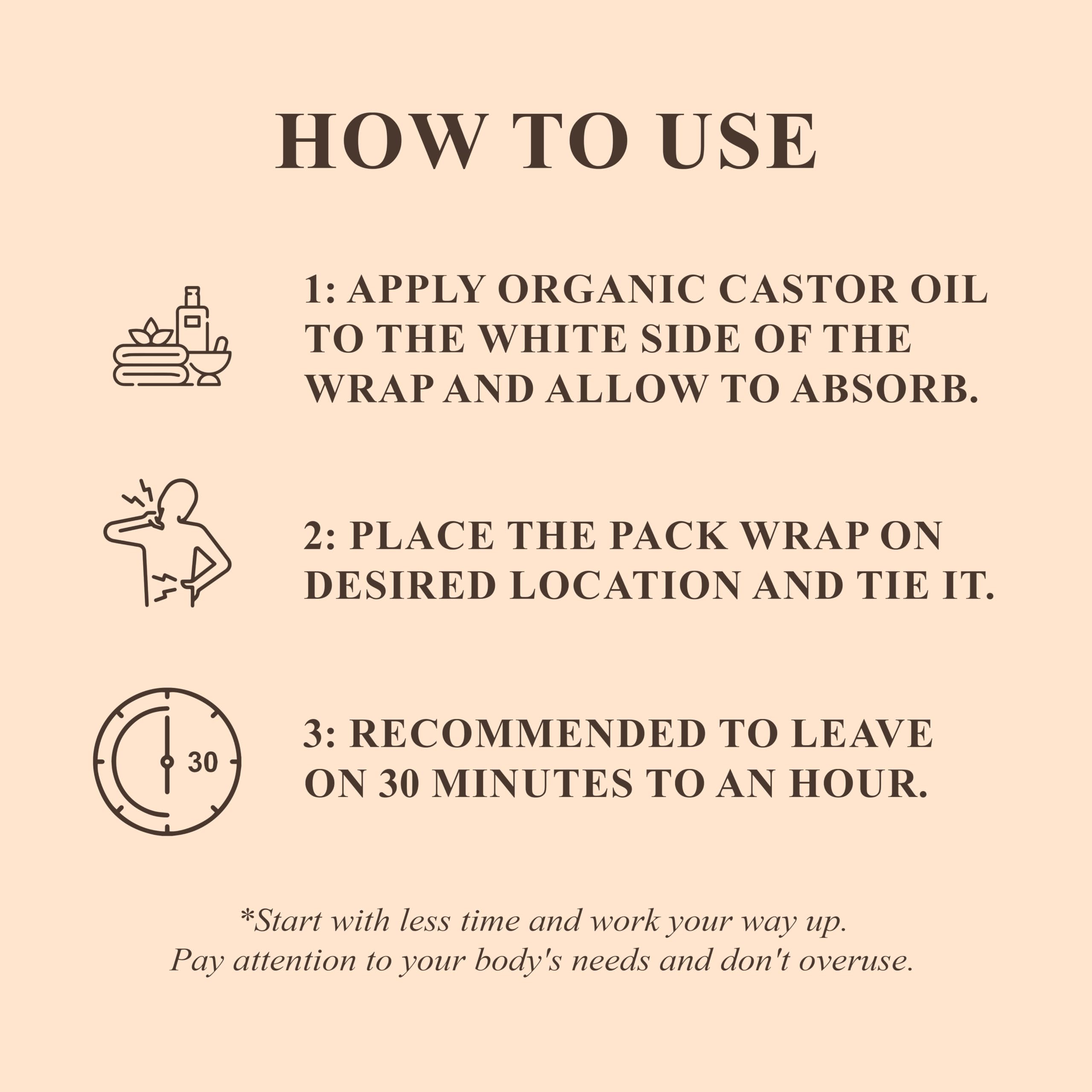 Organic castor oil bottle is expeller-pressed and pure for skin and body use.