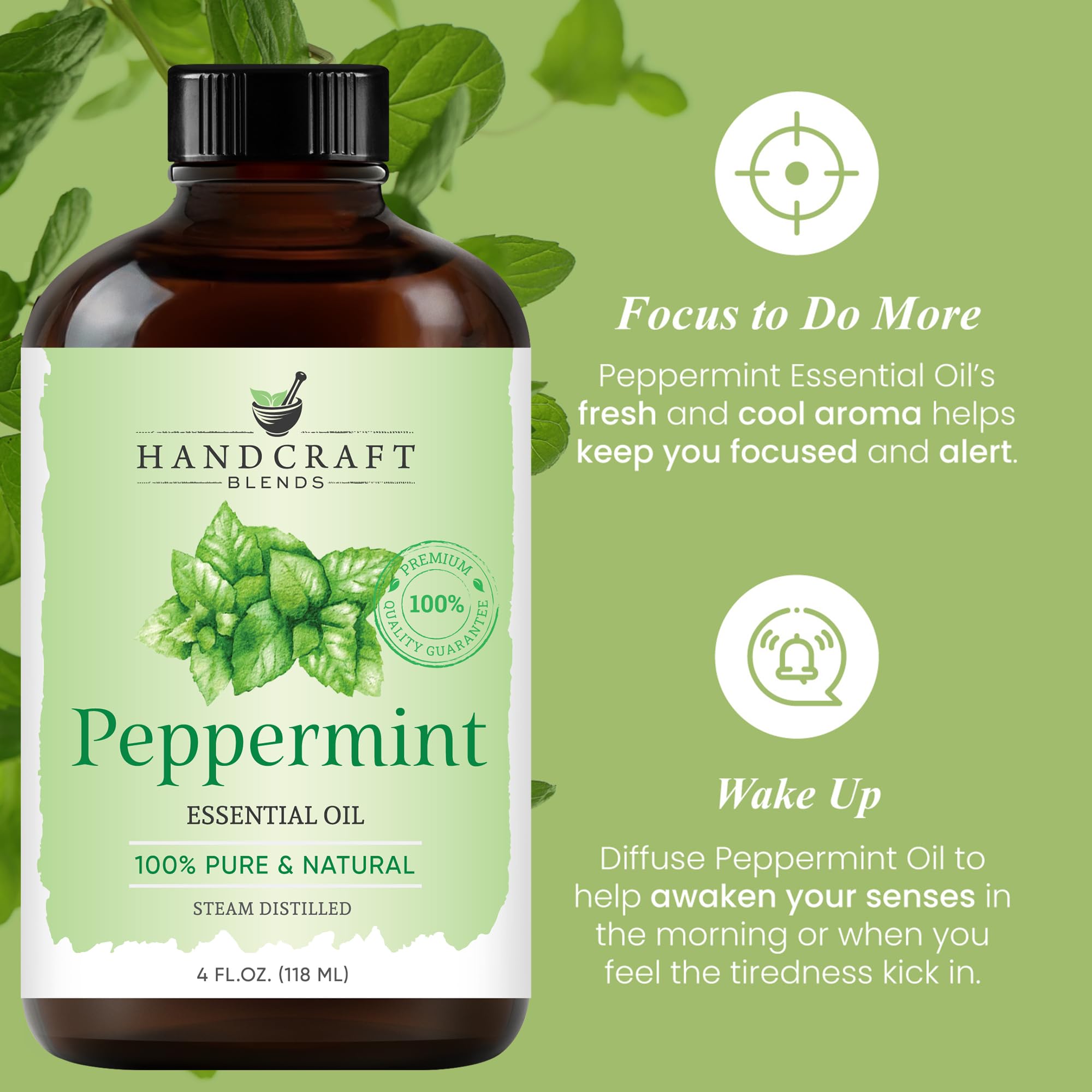 Handcraft Blends Peppermint Essential Oil ideal for soap and candle making.